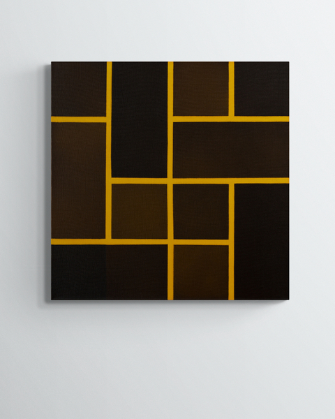 Gemaelde: Streifen Farbfeld minimalistisch KH#224